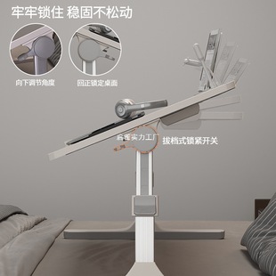 Wholesale bed desk learning adjustable height bracket lifting folding bed small table dormitory students writing