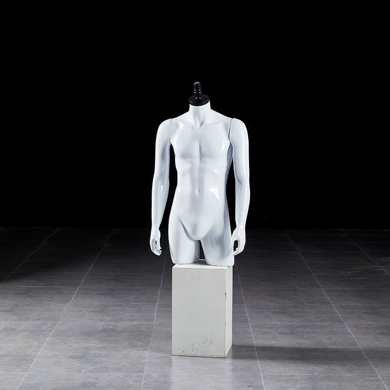 Modelo masculino accesorios cuerpo humano maniquí de plástico plataforma tienda de ropa masculina ventana de ropa tiro estante de exhibición de ropa