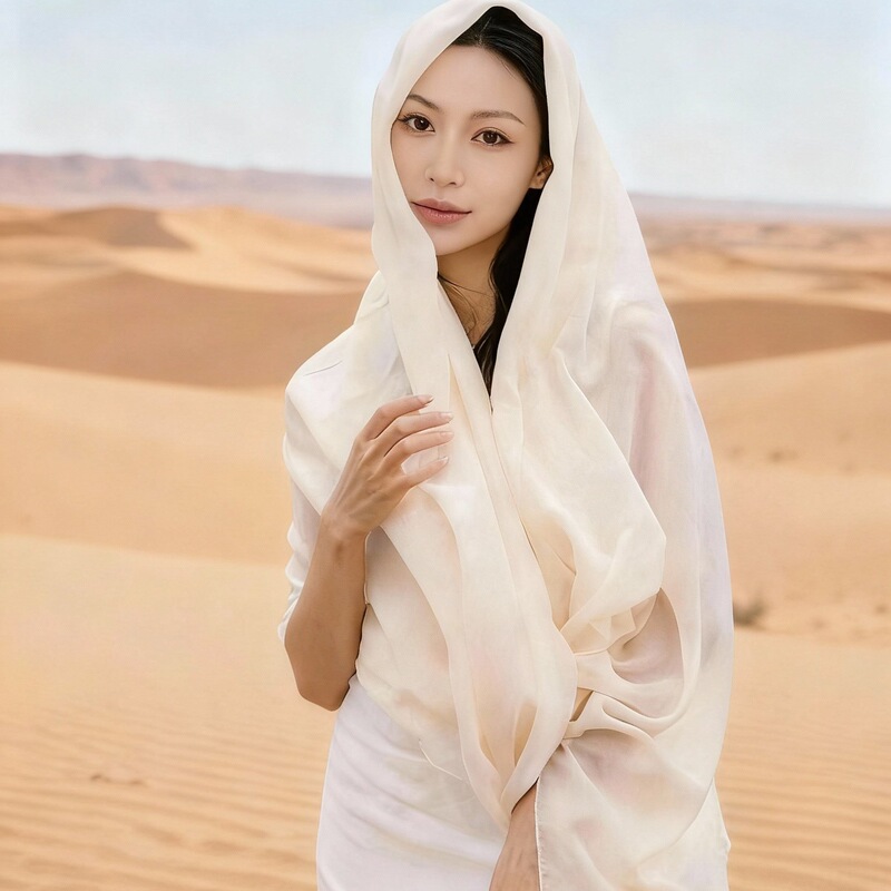 Large size solid color cotton and linen scarf women sunshade sunscreen beach towel travel sunscreen shawl monochrome silk scarf wholesale