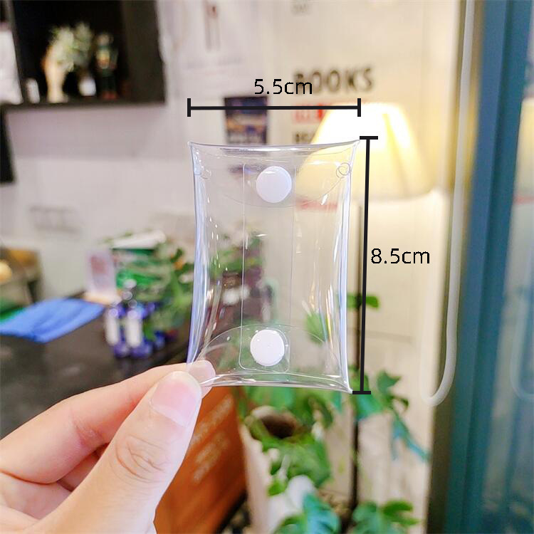 70 silk walking bag PVC blind box cartoon doll bag change transparent key bag earphone small jewelry storage bag buckle