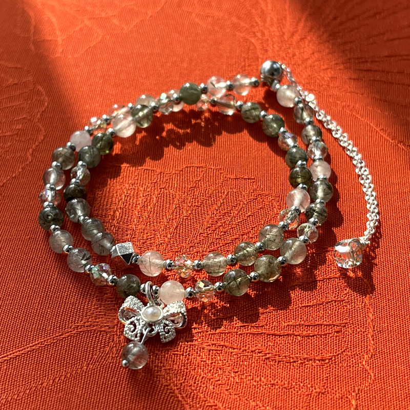 Natural Healing Crystal Beaded Bracelet For Mind And Spirit_voghion.com