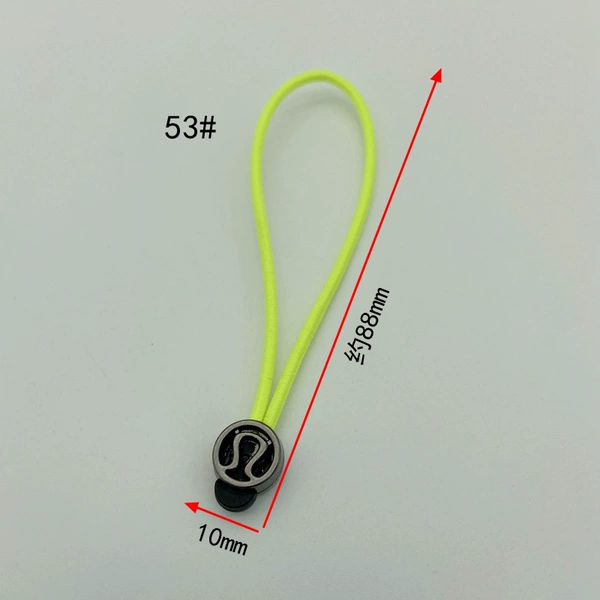 53# gun black head fluorescent green rope (piece)