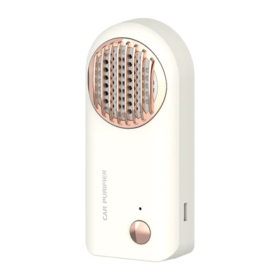 New Car Air Purifier, Smart Ozone Deodorizer, Household Refrigerator Freshness-Preserving, Sterilizing and Deodorizing Device (Hava təmizləyiciləri) - ivory