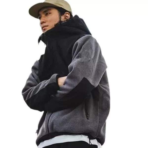 Foreign Trade Spring and Autumn Outdoor Soft Shell Jacket Sports Casual Windbreaker Polar Fleece Jacket Suitable for Northern Running Clothing