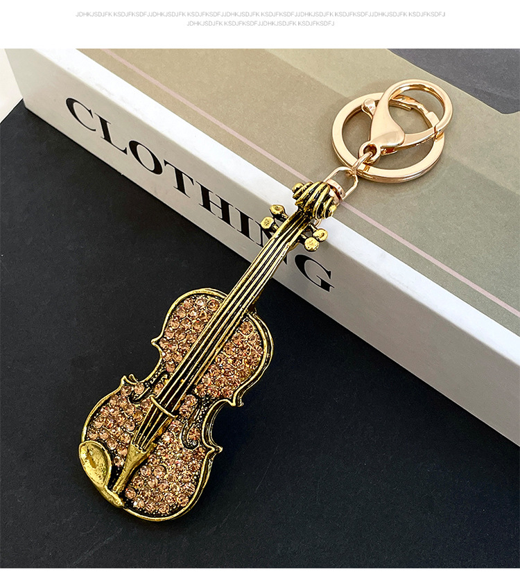 Estilo Moderno Aleación Violonchelo Unisexo Colgante De Bolsa Llaveros display picture 4
