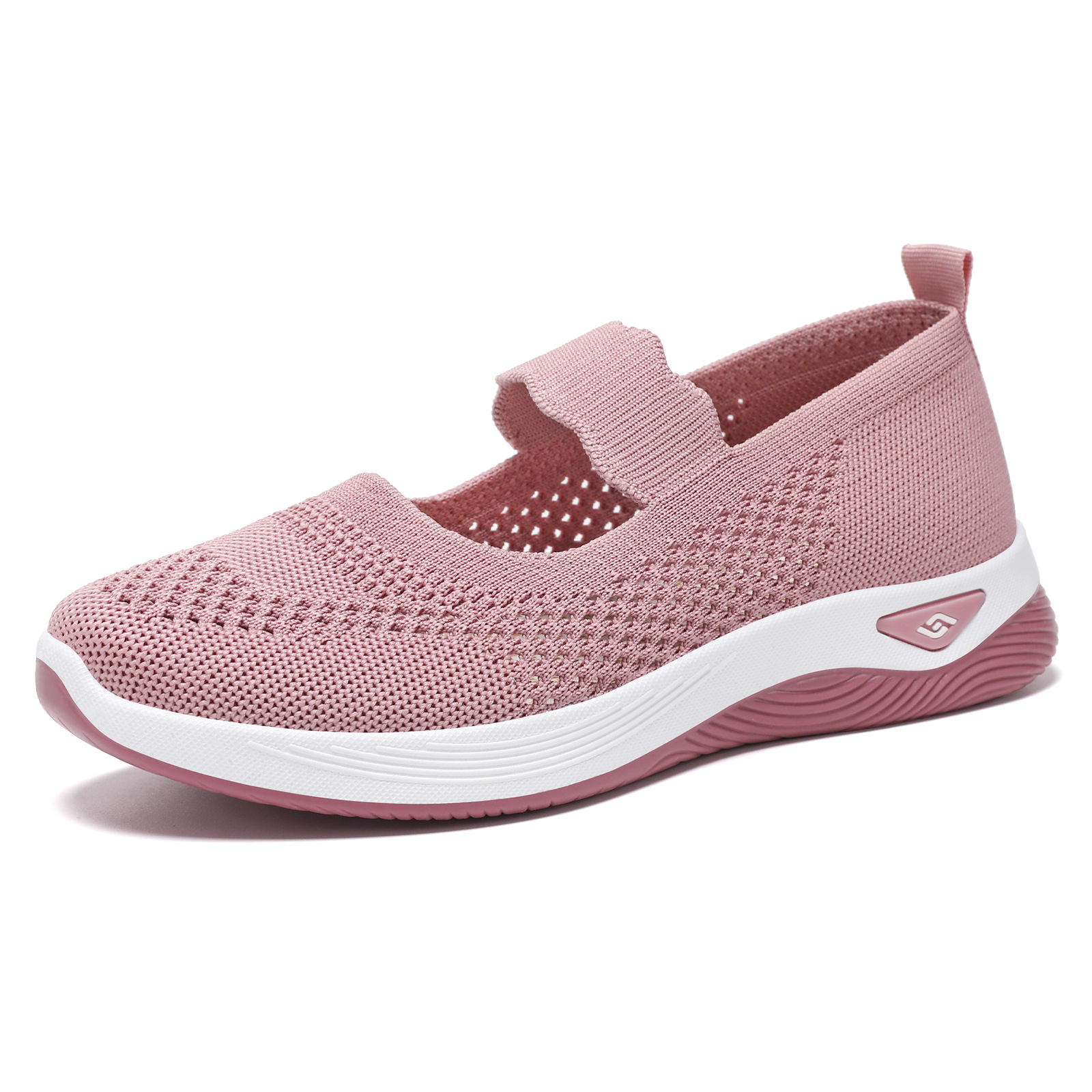 Zapatos de mujer, venta al por mayor de calzado transfronterizo, zapatos para madres de mediana edad y mayores, zapatos de tela transpirables estilo Pekín, zapatos ligeros para caminar