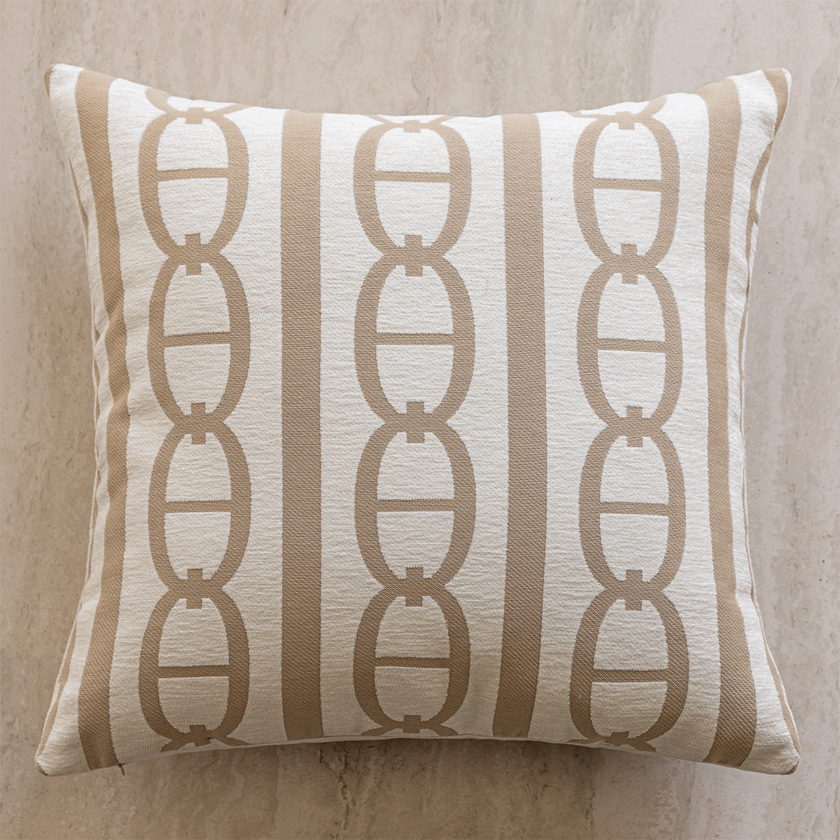 Almohada Jacquard de Chenille ligera estilo francés sala de estar sofá decoración cojín sala de patrones de hotel al por mayor cojín funda