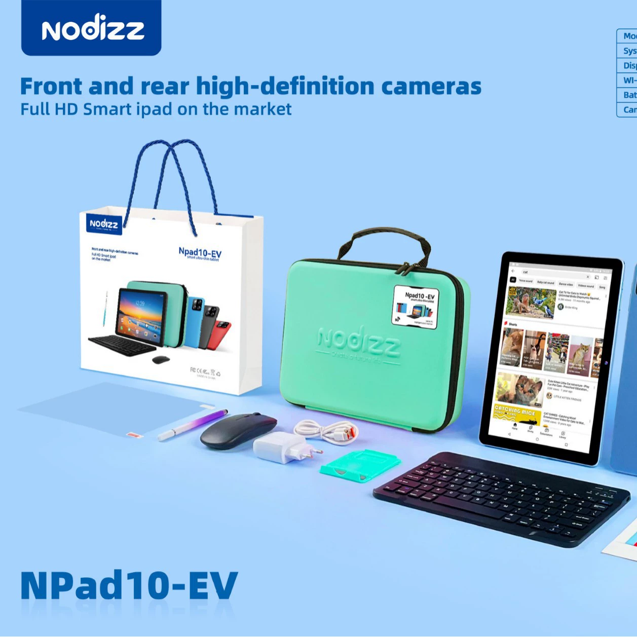 За пределами страны популярный NPad 10-EV планшетный компьютер 5G слот карта полной сети плюс WiFi двойная версия с высокой чёткостью экрана