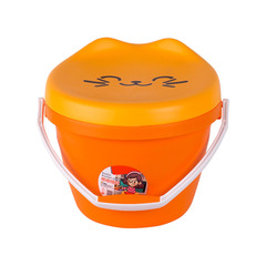 桶塑料桶洗澡帶蓋大號收納加厚手提凳可坐水桶提浴桶 多功能王金