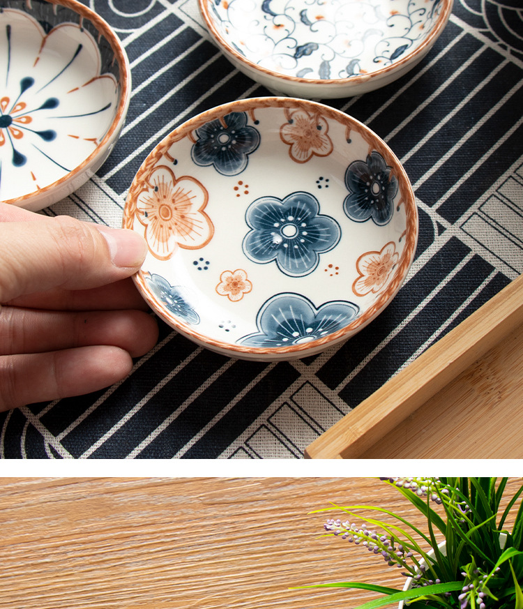 Flower, Vine Pattern Casual Style Casual Flower Vine Ceramics Tableware 1 Piece