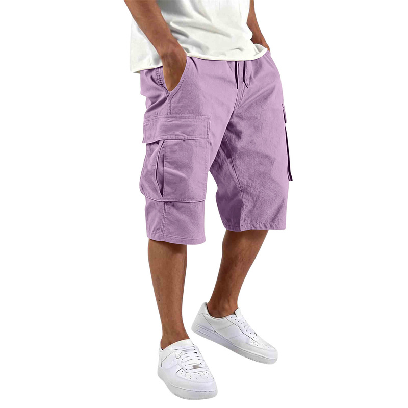 2025 Spring New Style European and American Cross-Border Foreign Trade Men's Work Shorts Sports Casual Multi-Pocket Cargo Pants for Men 2025 Spring New Style European and American Cross-Border Foreign Trade Men's Work Shorts Sports Casual Multi-Pocket Cargo Pants for Men