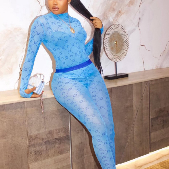 호수 블루 벨벳 기모 [이너 티셔츠] + 고품질