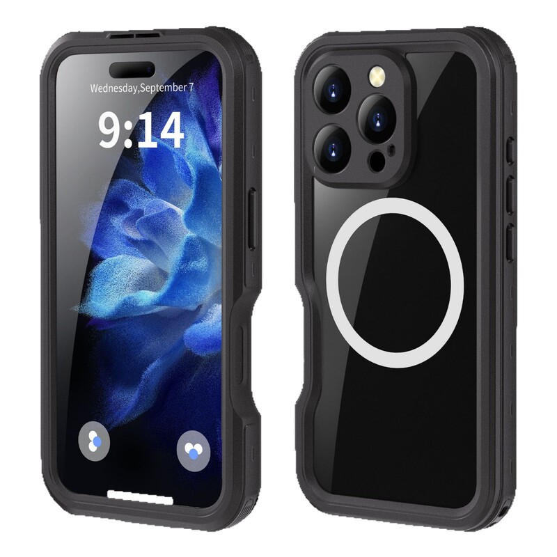 适用iphone16防水手机保护壳苹果15游泳潜水14pro户外运动送外卖|undefined