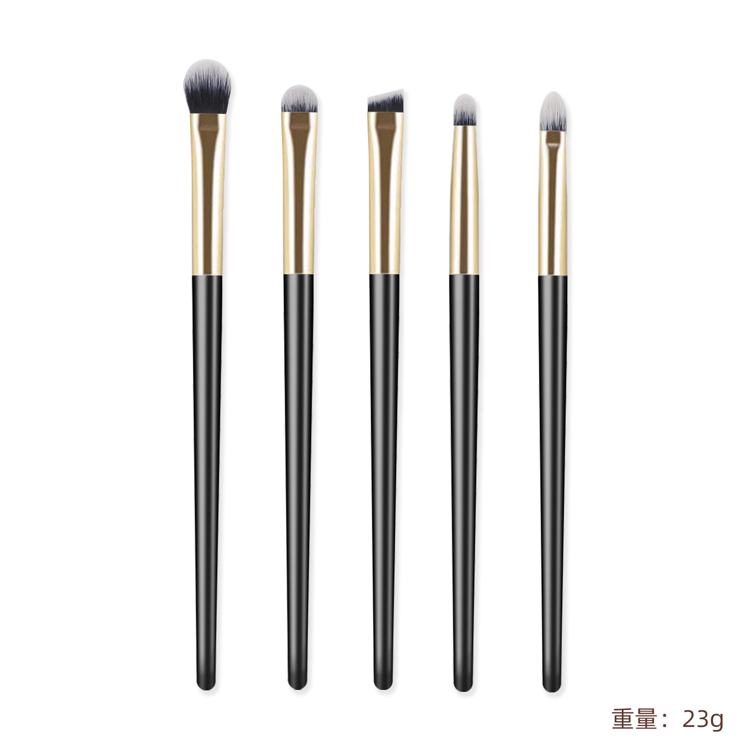 Cepillo de sombra de ojos transfronterizo Cepillo de mancha Cepillo de detalle Cepillo de delineador de ojos Cepillo de maquillaje de ojos Juego de pincel de sombra de ojos al por mayor