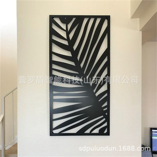 CNC Background Wall Decorative Engraving Board Courtyard Wall Protective Railing Laser Cutting Screen Partition Hollow Door Panel