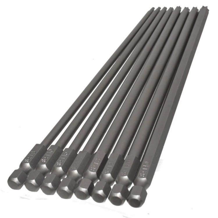 Set, hexagonal metal screwdriver, 8 pieces, 200mm