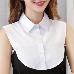 Shirt Fake Collar Collar Women's All-match Fake Collar Shirt Collar Polyester Cotton Decorative Vertical Collar Pointed Collar Fake Collar Accessories Cross-border