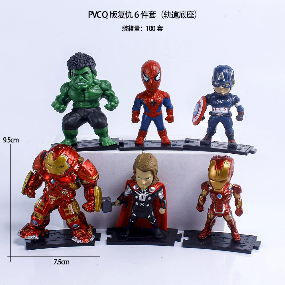 Фигура (Zhu Zhu) Капитан — крупная база PVC герой-модель, 4 стиля, десерт и настольное украшение