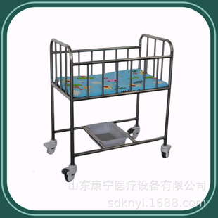Obstetrics and Gynecology Stroller Tilt Neonatal Bed Children's Bed Wheeled Hospital Liftable Guardrail Nursing Bed