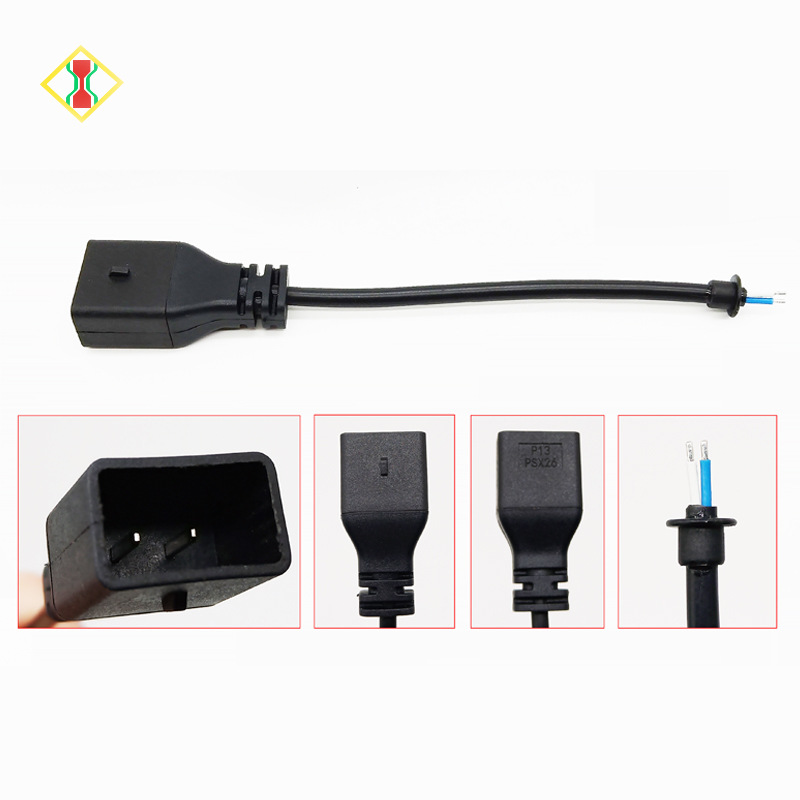 厂家直销 LED电源线PSX26W/P13W电源插座线带SR