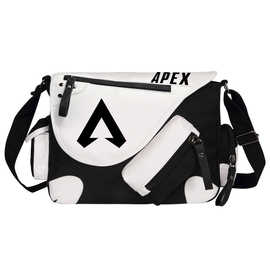 游戏APEX英雄时尚印花青少年学生书包帆布单肩包男女休闲斜跨背包