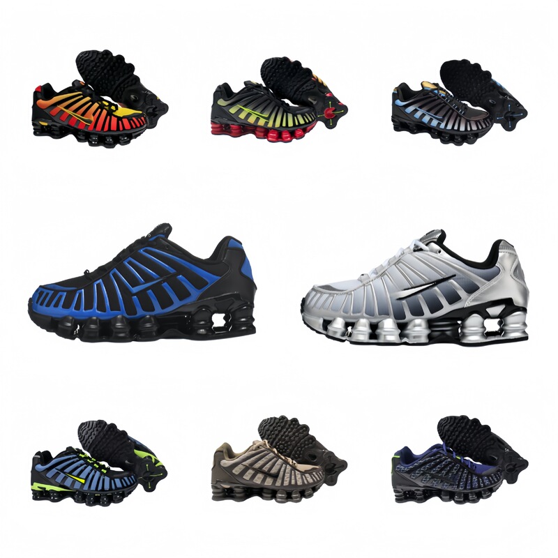 2021 European and American Cross-Border Foreign Trade Large Size Men's and Women's Shoes Shox Sports Shoes Tl 13 Pillar Couple Running Shoes 2021 European and American Cross-Border Foreign Trade Large Size Men's and Women's Shoes Shox Sports Shoes Tl 13 Pillar Couple Running Shoes