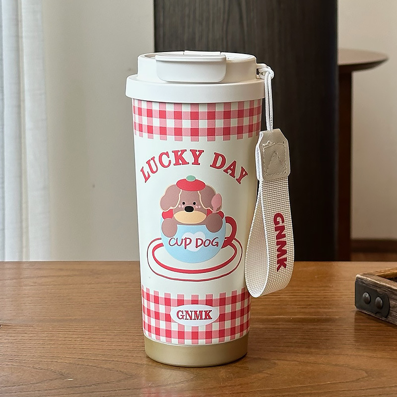 水杯女新款2025高颜值保温杯陶瓷内胆吸管杯子茶水分离保冷咖啡杯|undefined