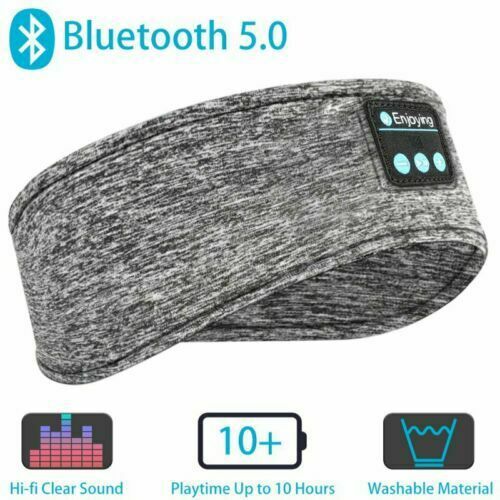 Bluetooth Wireless Headphone Head Band Sleep Headset Sports