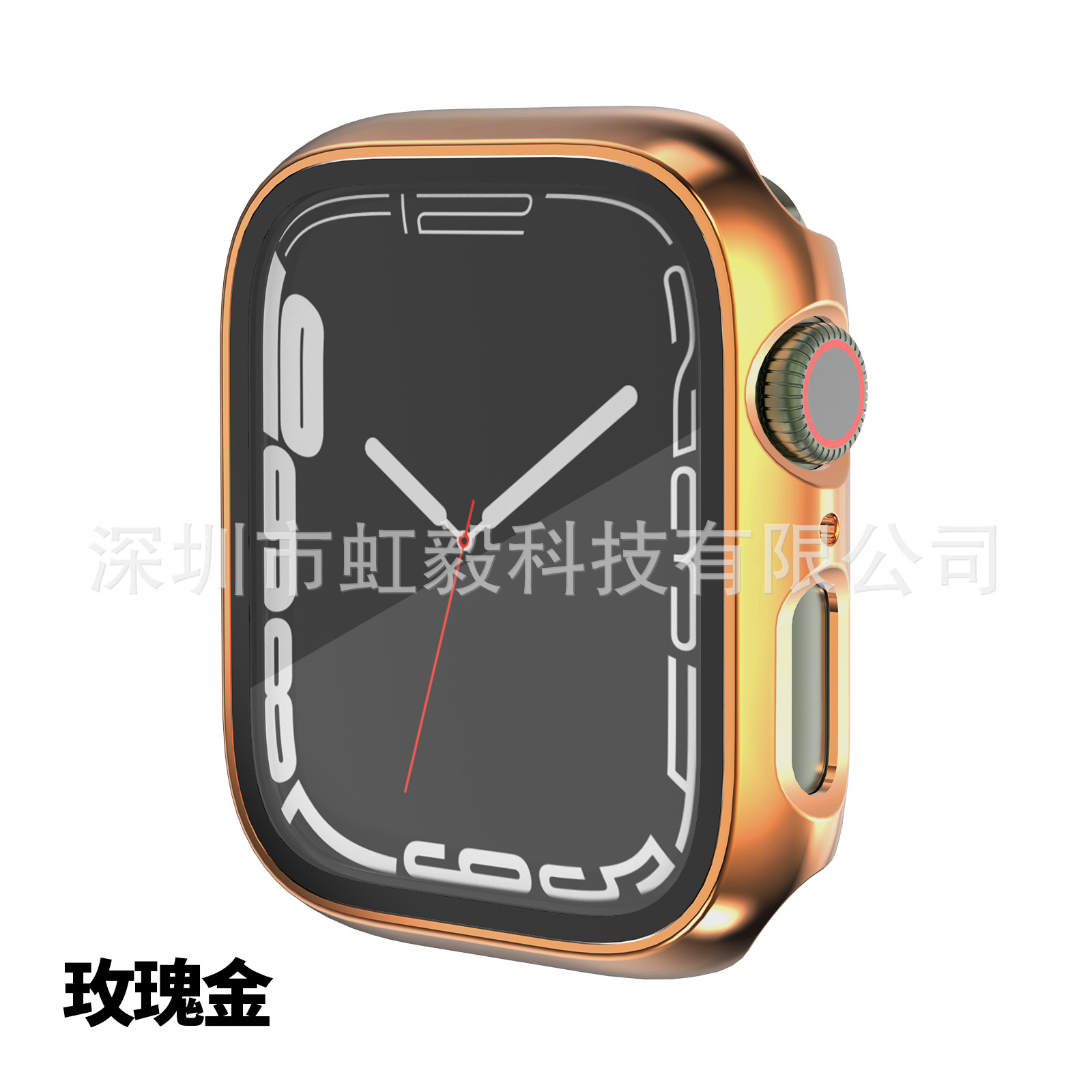 Cross-border exclusive iwatch Apple watch case SE-Series10 electroplated shell film integrated case undefined