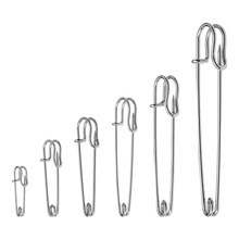 简易大头别针固定衣服扣针金属老式胸针毛衣回形扣针大号安全别针