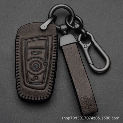 Static Rod/Key Bag old 5 series 3 series - bmw-b-square-3-key-brown-high-grade-leather