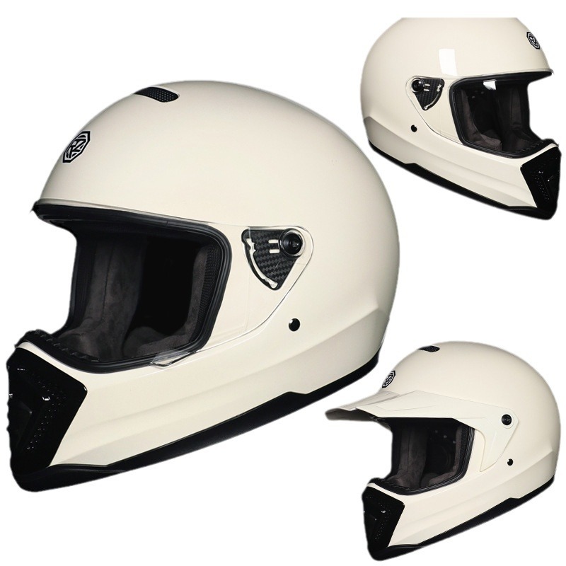 Orz motocicleta casco retro para hombres y mujeres locomotora rally casco de seguridad todoterreno cool 918