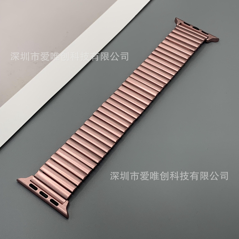 Iwatch腕時計バンドを適用して竹節弾力ステンレス金属バンド華為gtサムスンアップルバンド|undefined