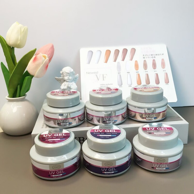 Cross-Border Hot-Selling Painless 50g Transparent Nail Construction Gel Nude Color Shaping Extension Reinforcement Wholesale