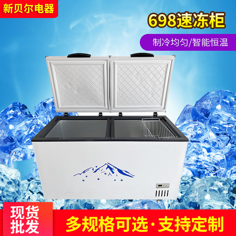 商用保鲜展示速冻柜食品生鲜冷藏速冻柜设备 厂家供应698速冻柜