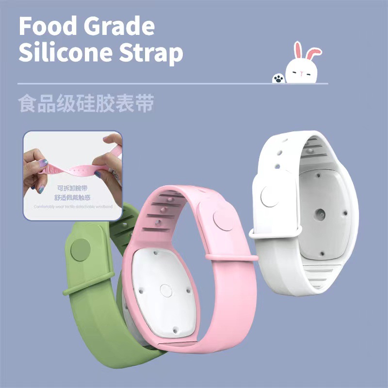 2024 New Cartoon Watch Fan USB Mini Charger Student Outdoor Handheld Small Fan Children's Day Gift