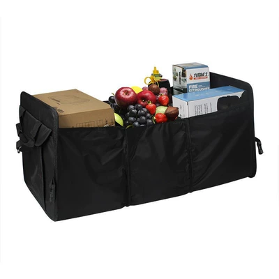 Multifunctional Insulated Storage Box, Car storage bag/box - ice-pack-black-bag-style