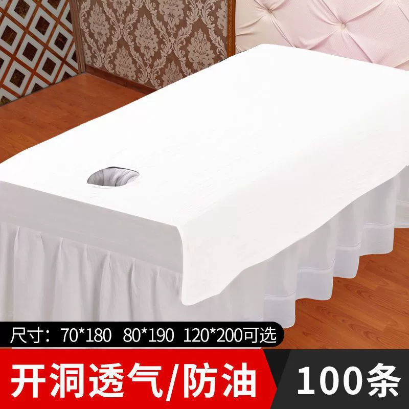 Cosmetic waterproof sheet, breathable massager, increased thickness