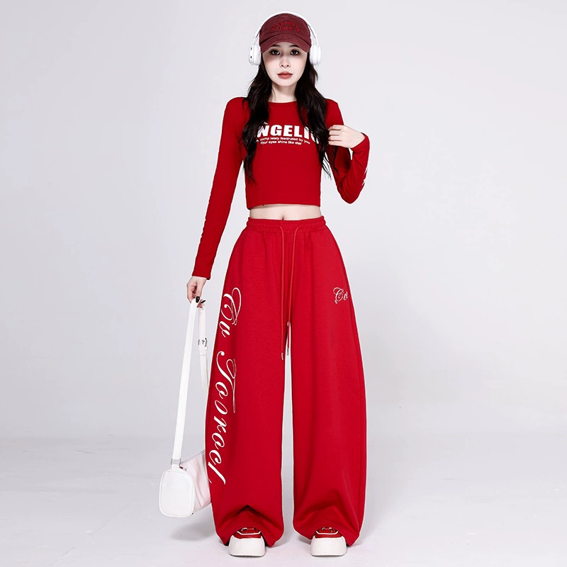 Gym suit, set, loose fit