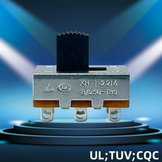 拨动开关大电流8A250V电动工具开关LED灯具两档滑动开关XN-1-2216