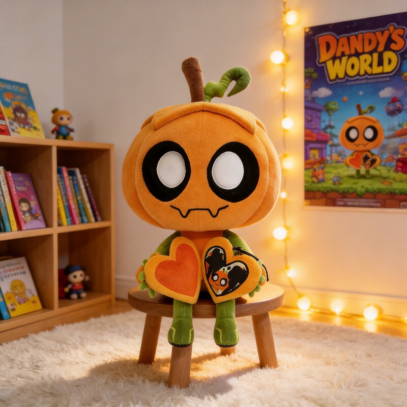 Cross-Border New Product Dandy's World Game Merchandise Vee Plush Toy Doll Gift Cross-Border New Product Dandy's World Game Merchandise Vee Plush Toy Doll Gift
