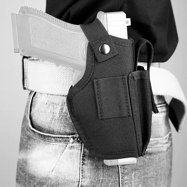 Outdoor Tactical Equipment Gun Holster Nylon Invisible Field Tactical Gun Holster Left and Right Universal Model Gun Holster in Stock