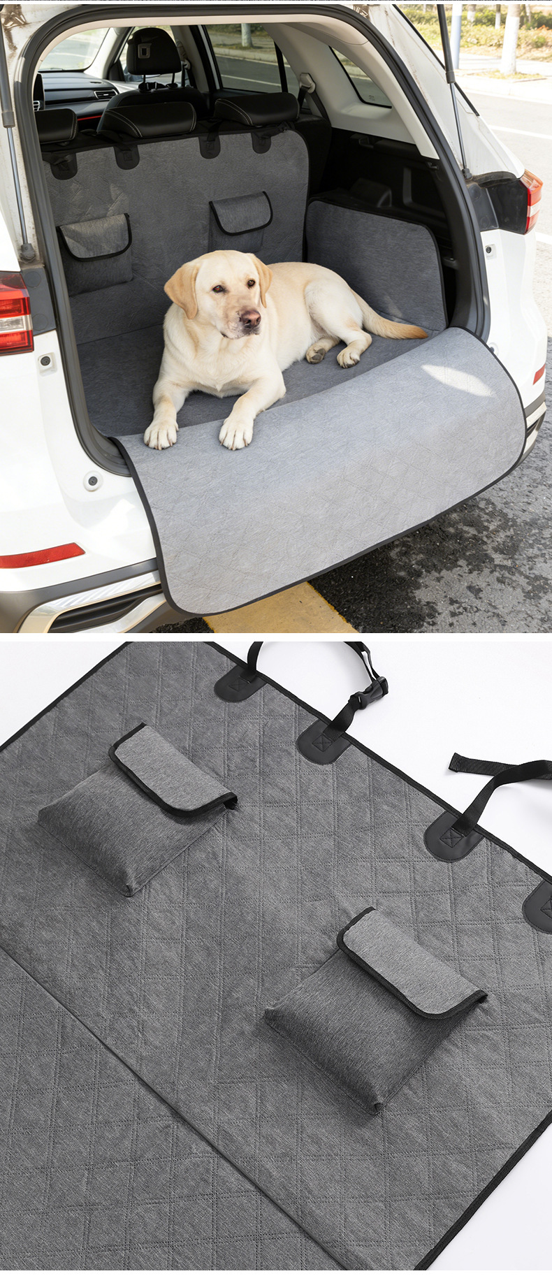Amazon trunk Car Pet Mat universal car trunk mat cloth anti-dirty waterproof car dog cushion