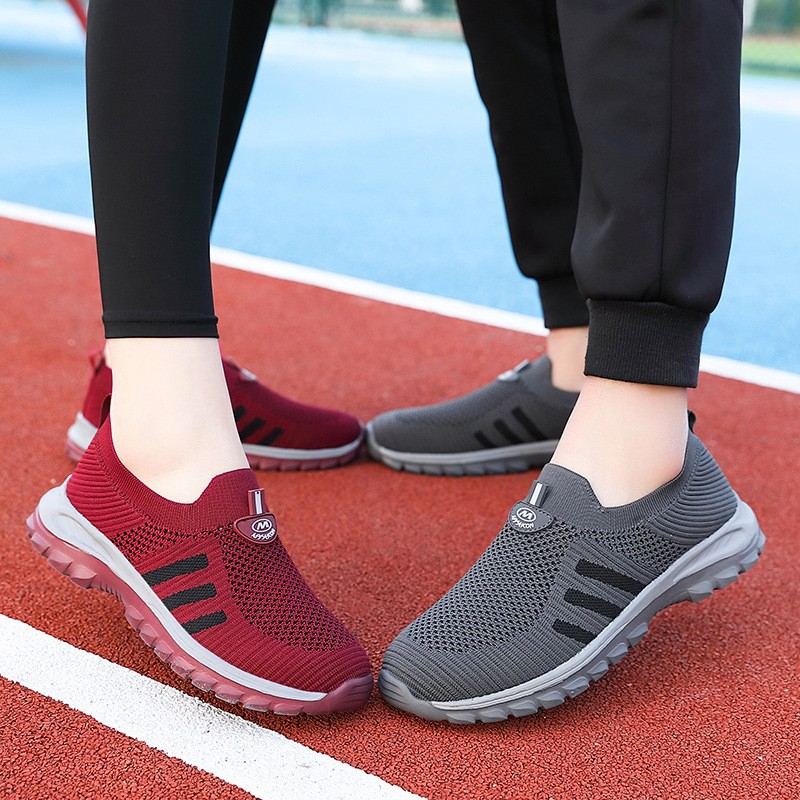 Frau Sport Einfarbig Runder Zeh Sportschuhe display picture 2