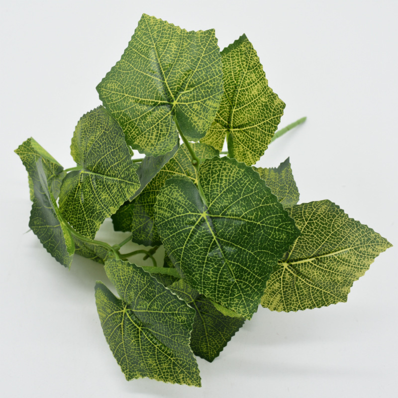 メーカー直販シミュレーション植物プラスチック造花植物壁配材ゴム手触り葉亀背葉緑羅|undefined