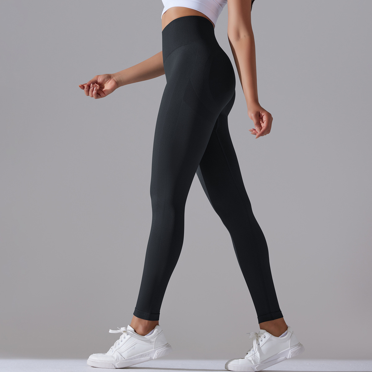 Style Moderne Style Simple Couleur Unie Nylon Mélange De Coton Actif Bas Leggings display picture 15