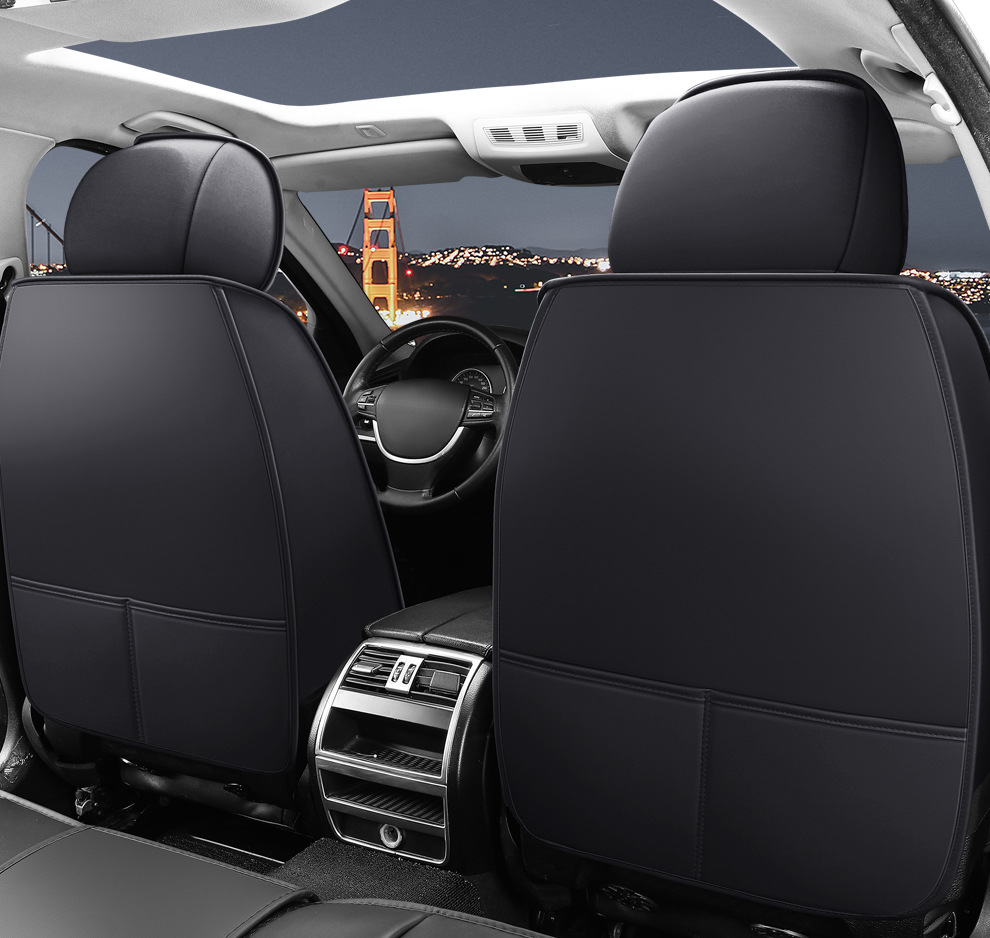 Cross-Border Foreign Trade Amazon Summer Car Seat Covers, Full-Cover Seat Cushions, Five-Seater Seat Cushions, Universal Leather Seat Covers for All Seasons