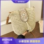 新款跨境编织海边小包包