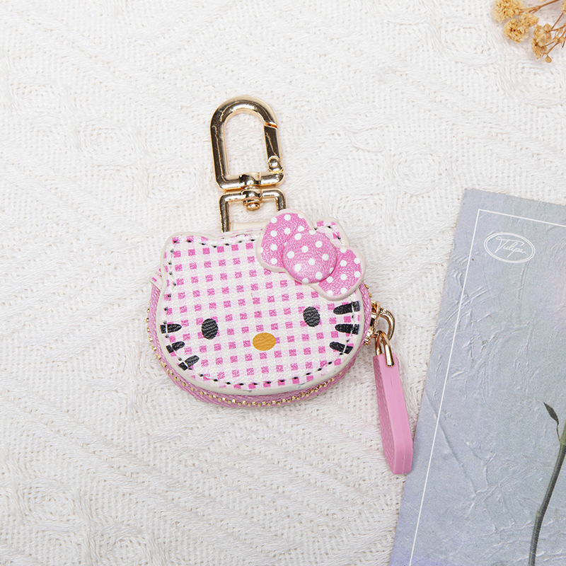 現物かわいいアニメkt猫ストラップ高颜値ケイティ猫バッグ掛けキーホルダー女子親友プレゼント|undefined
