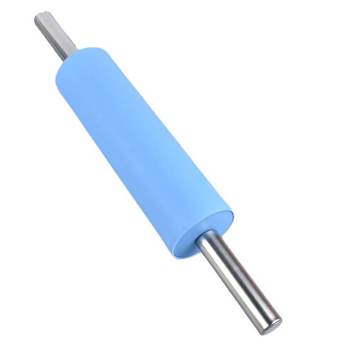 Big Eyes Stainless Steel Flour Stick Rolling Pin Flour Stick Pressed Rolling Pin Home Baking Kitchen Tools